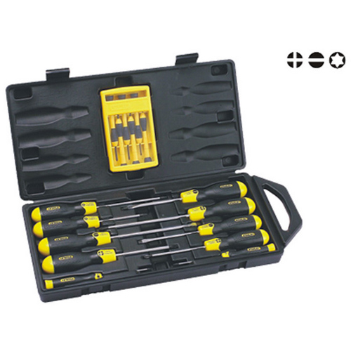 16Pcs Cushion Grip Screwdriver Sets